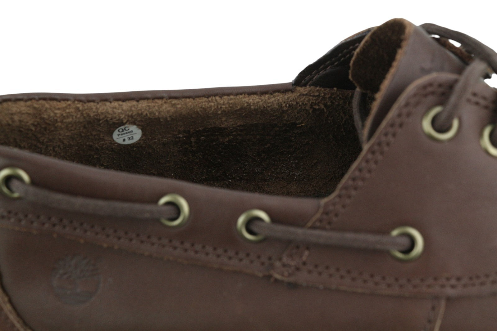 TIMBERLAND A199T Men Shoes EU43/43.5 Brown Leather Ortholite Non-Marking Loafers