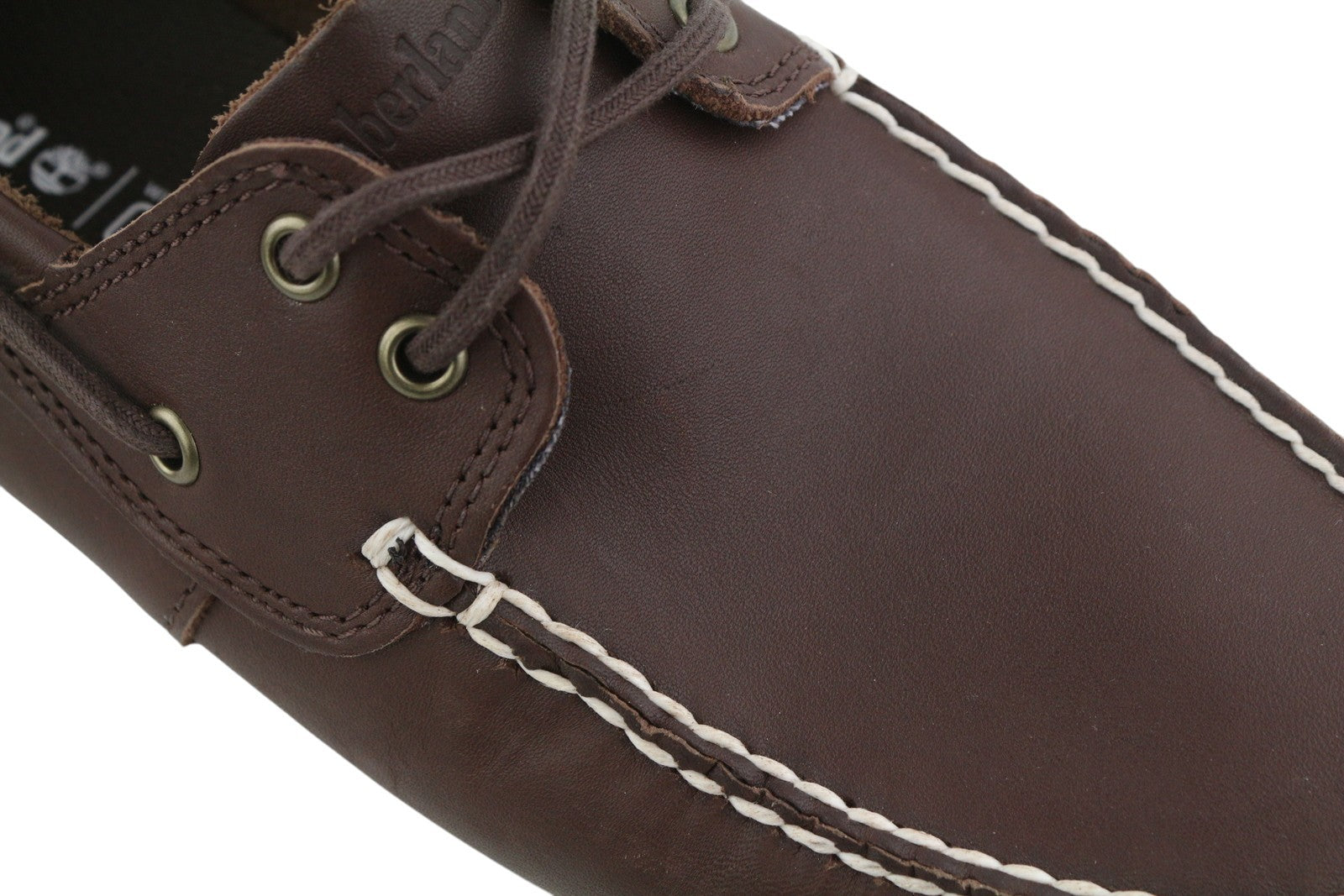 TIMBERLAND A199T Men Shoes EU43/43.5 Brown Leather Ortholite Non-Marking Loafers