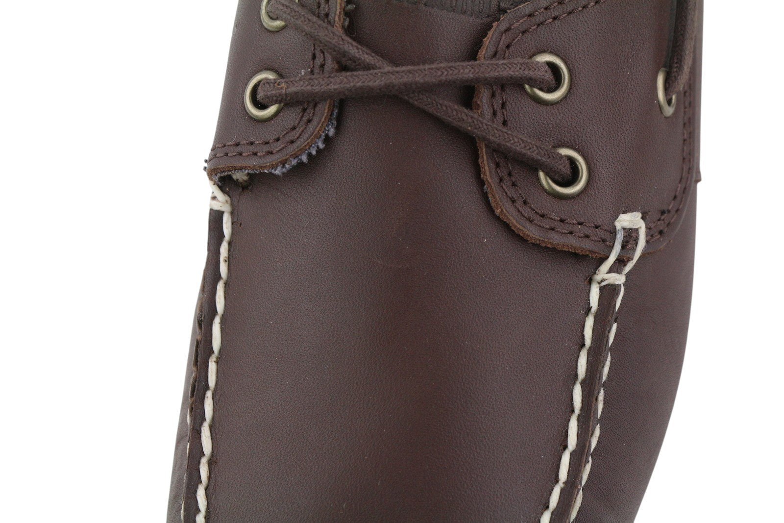 TIMBERLAND A199T Men Shoes EU43/43.5 Brown Leather Ortholite Non-Marking Loafers