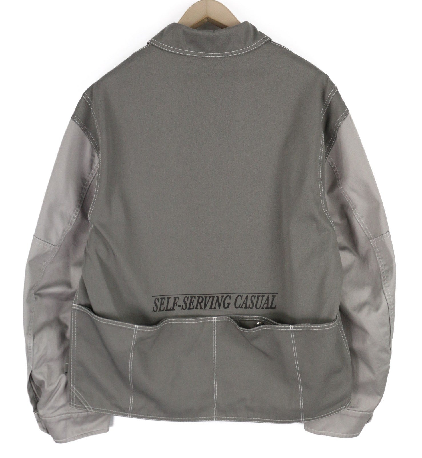 DIESEL J-Howe-LS Mens Jacket L Grey Full Zip  Neck Lined  RRP€450