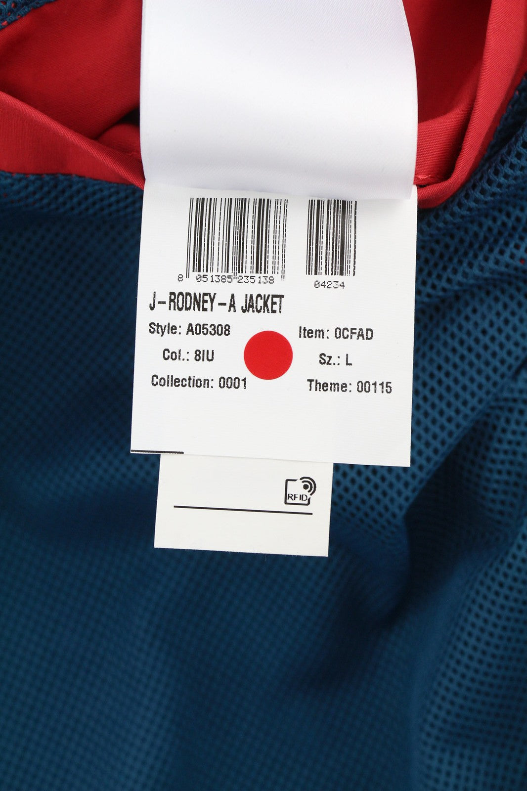 DIESEL J-Rodney-A Mens Jacket L Loose  Hidden Hood Full Zip Mesh RRP€325