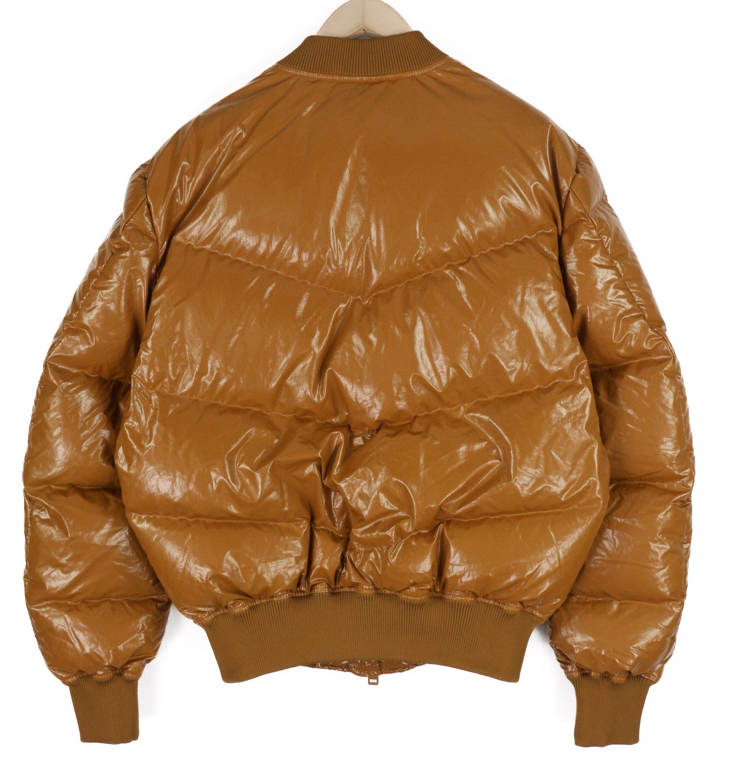 DIESEL W-Sten Mens Jacket L Brown Puffer Duck Down Filled Quilted RRP€395