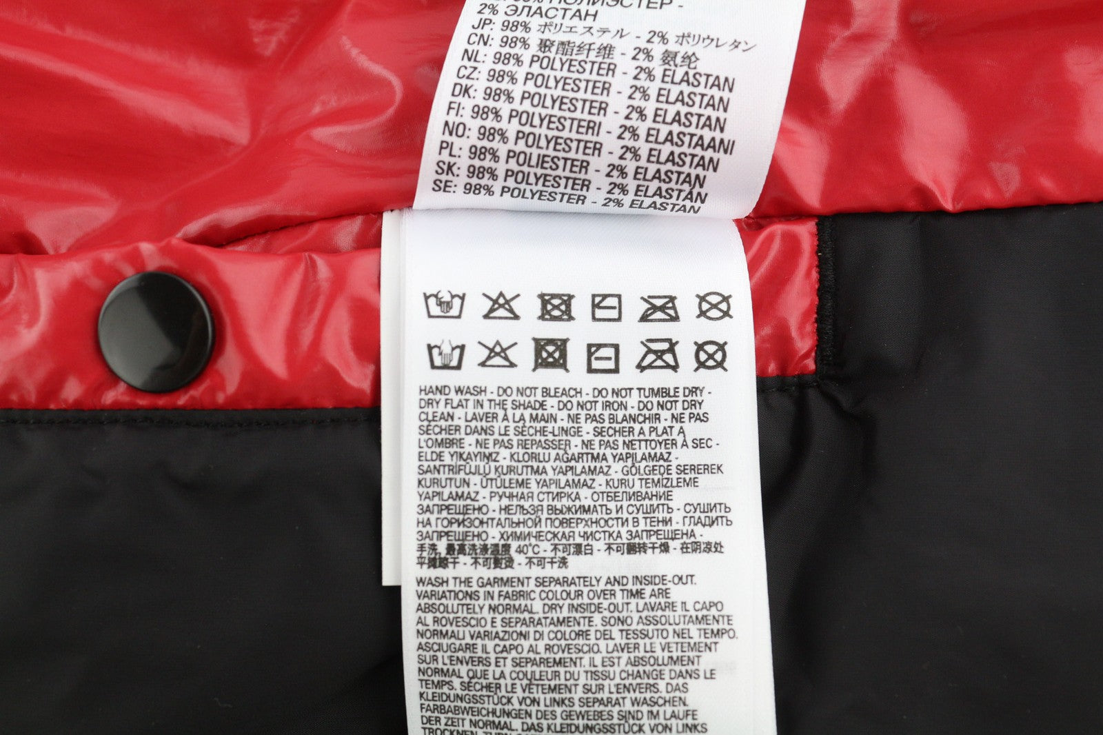 DIESEL W-Sten Mens Jacket L Red Puffer Duck Down Filled Quilted RRP€395