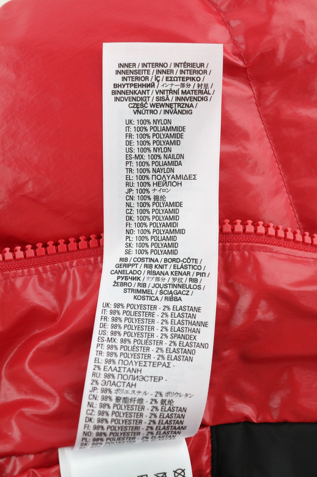 DIESEL W-Sten Mens Jacket L Red Puffer Duck Down Filled Quilted RRP€395