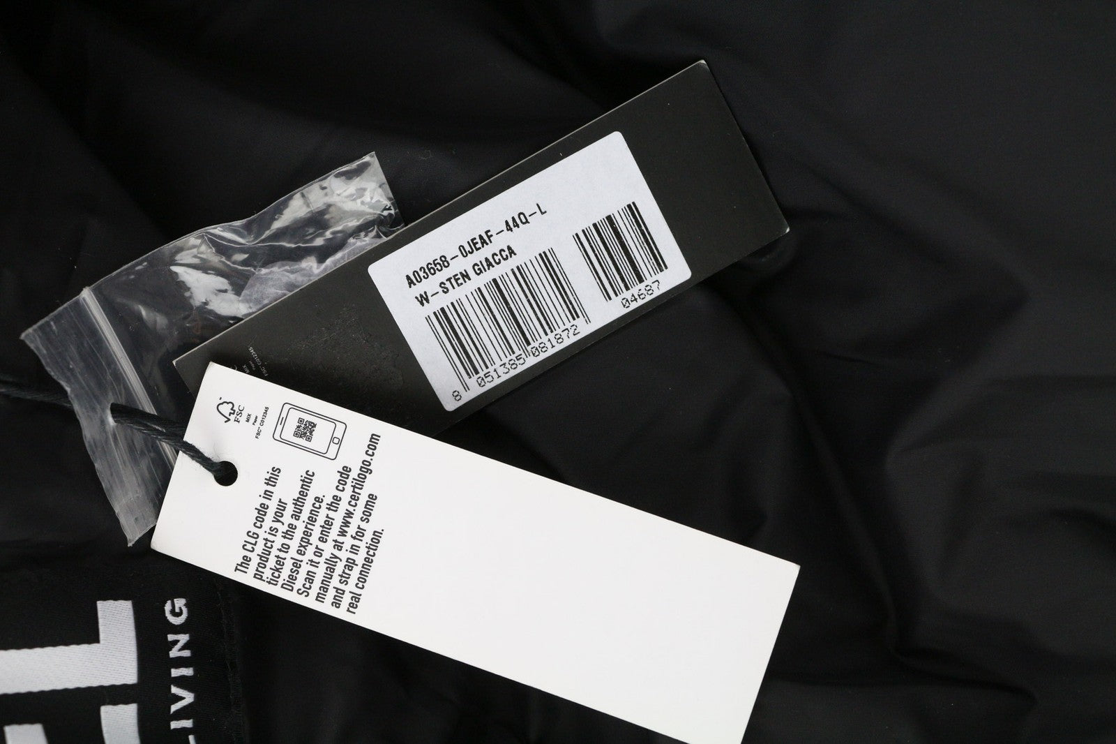 DIESEL W-Sten Mens Jacket L Red Puffer Duck Down Filled Quilted RRP€395