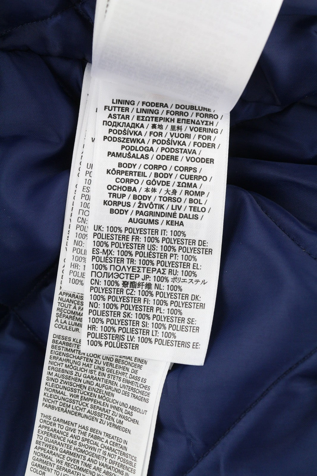 DIESEL W-Manfred Mens Jacket XL Full Zip Patch Pockets Padded Blue RRP€395