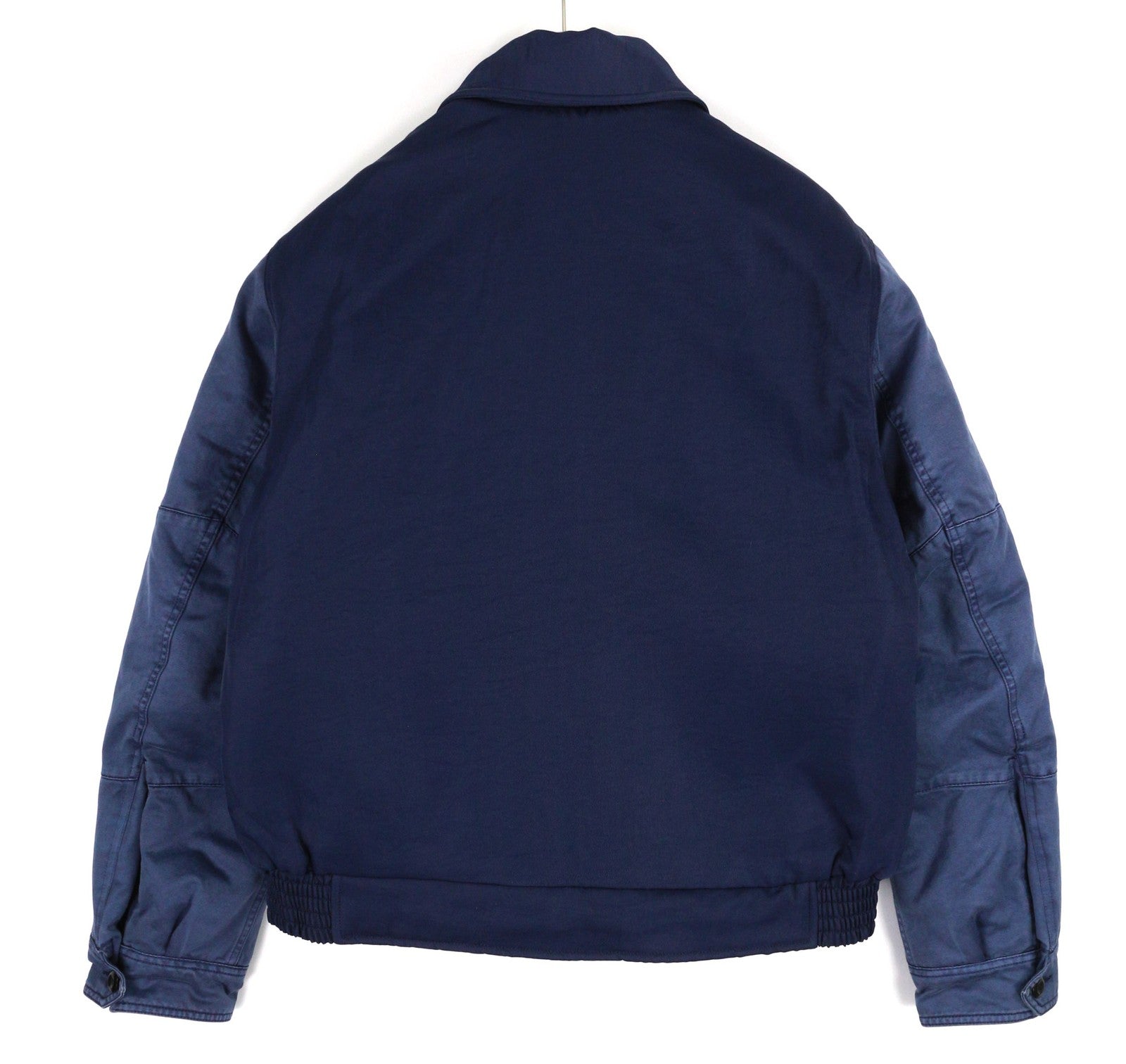 DIESEL W-Manfred Mens Jacket XL Full Zip Patch Pockets Padded Blue RRP€395