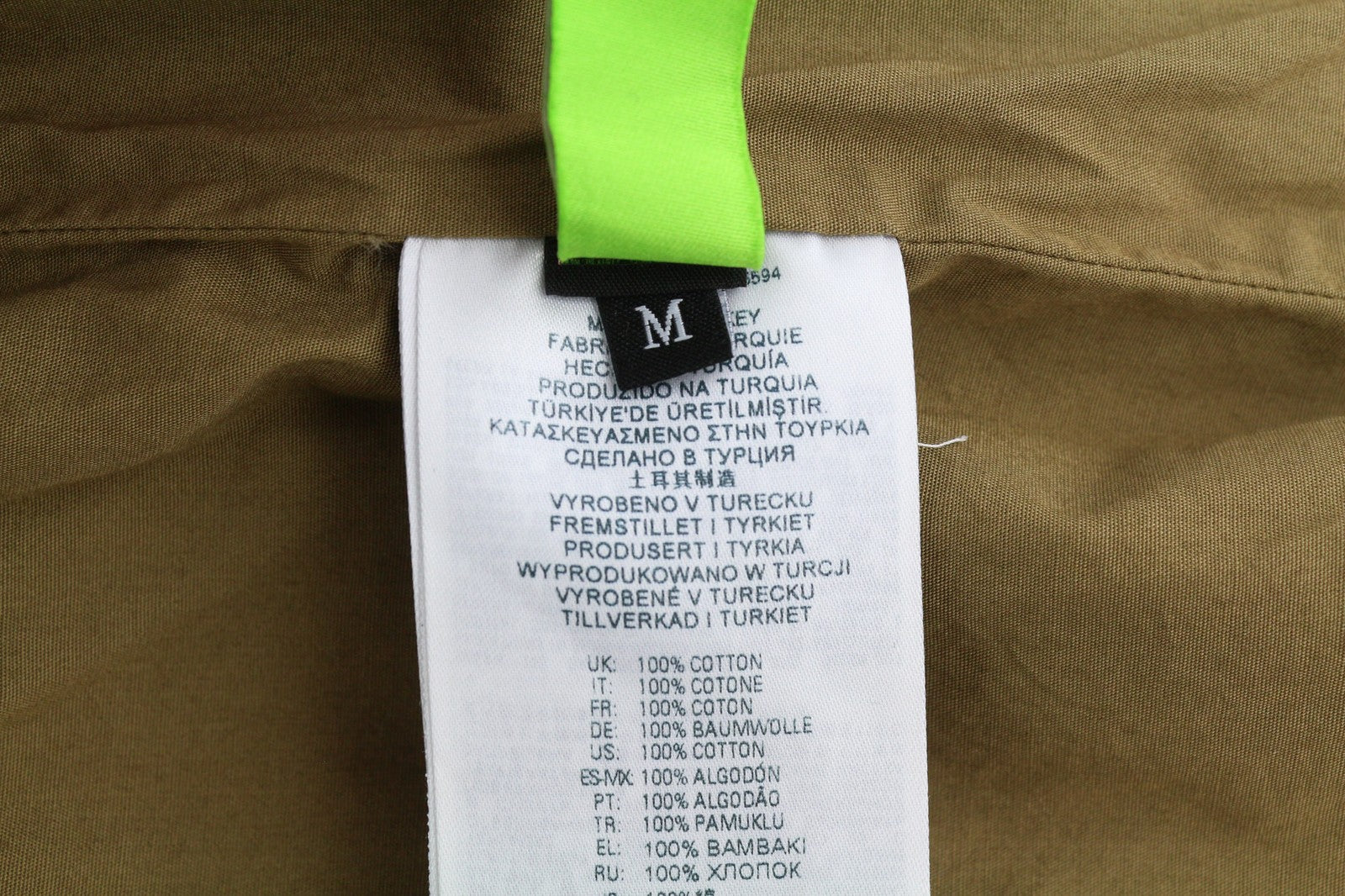 DIESEL J-Loyd Mens Jacket M Brown Drawstring Waist Patch Pockets Zip RRP€495