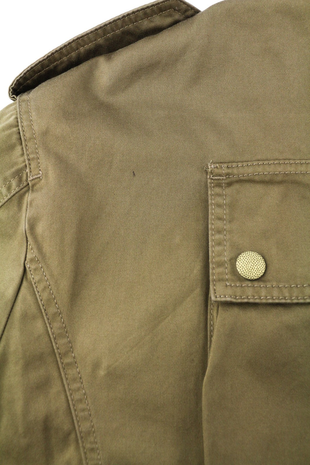 DIESEL J-Loyd Mens Jacket M Brown Drawstring Waist Patch Pockets Zip RRP€495