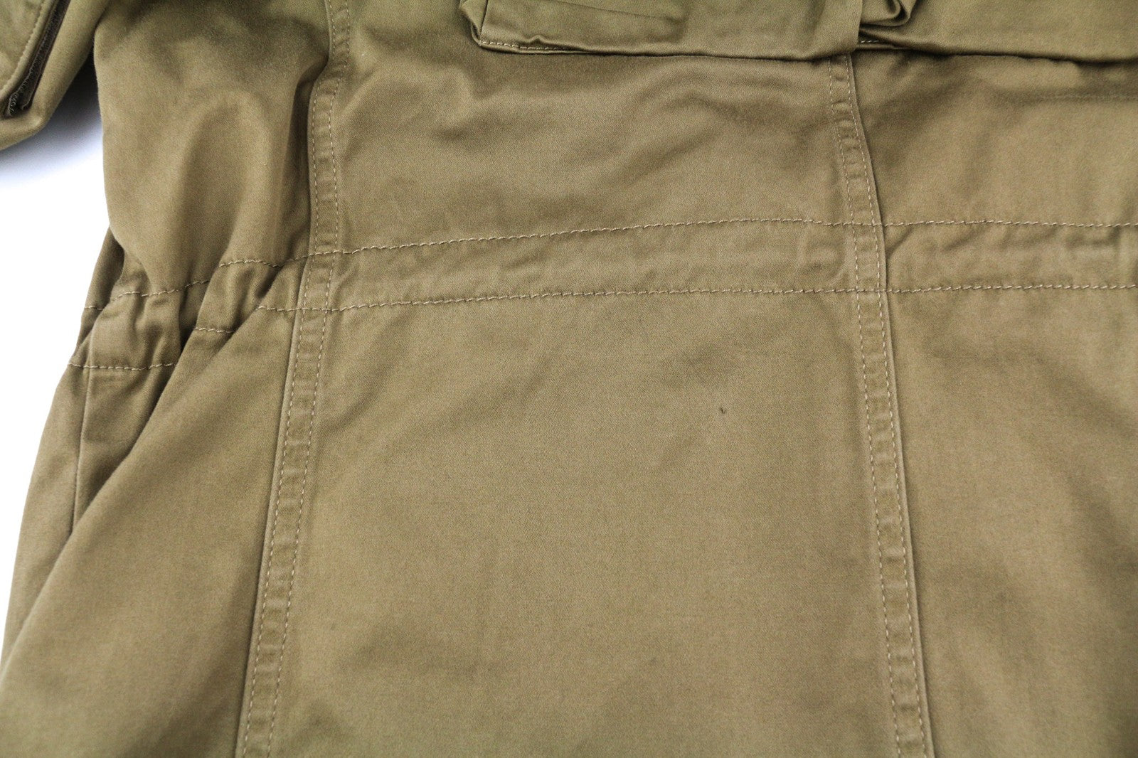 DIESEL J-Loyd Mens Jacket M Brown Drawstring Waist Patch Pockets Zip RRP€495