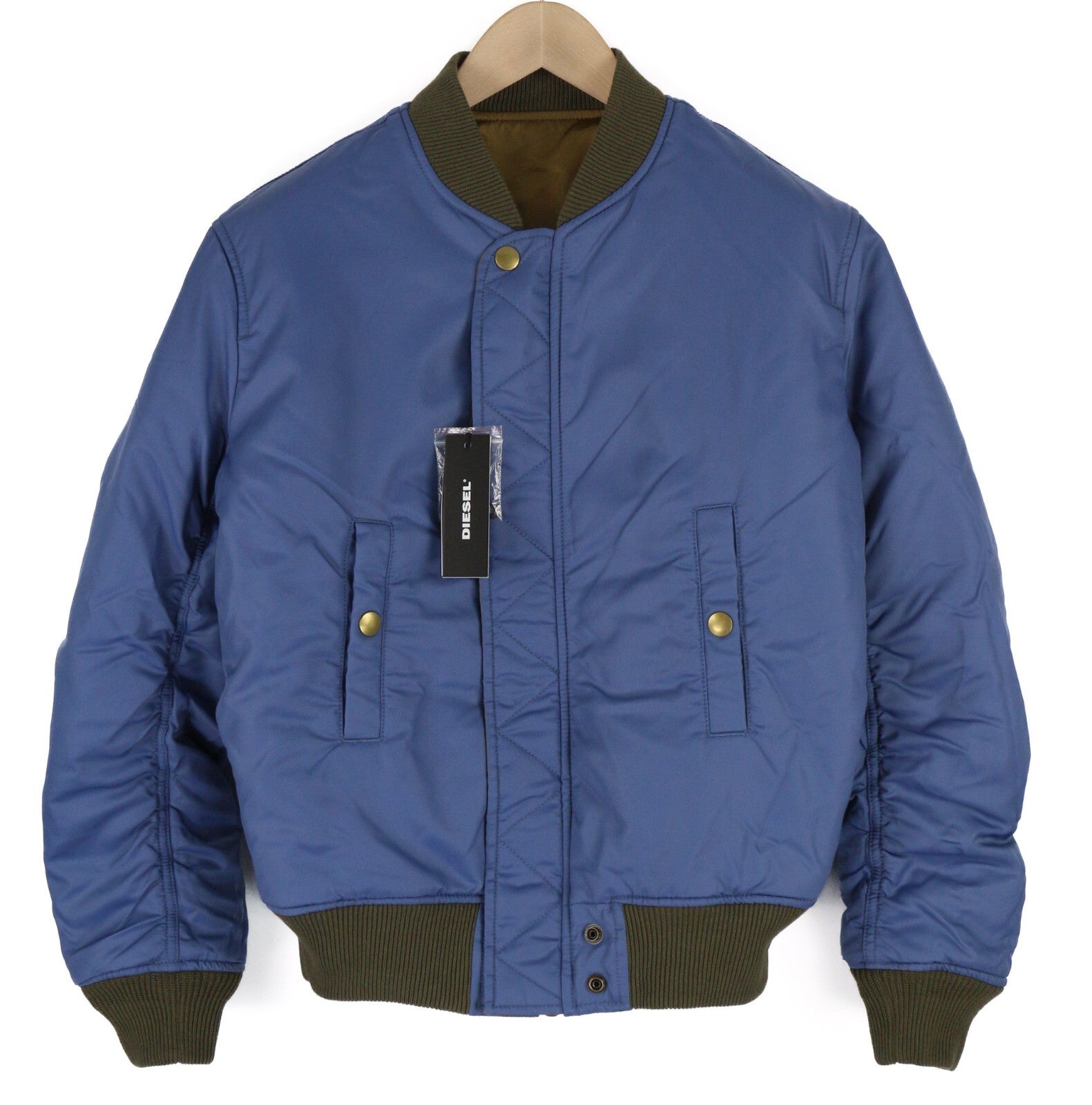 DIESEL J-Ma-One-Rev Mens Jacket S Reversible Insulated Full Zip Pockets RRP€450