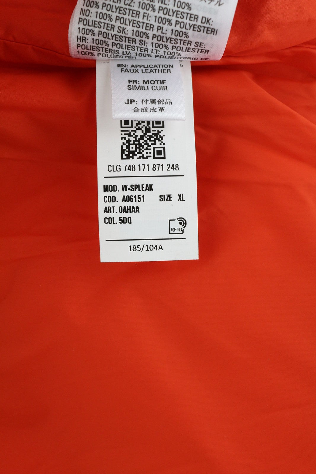 DIESEL W-Spleak Mens Jacket XL Brown Patterned Insulated Lined Full Zip RRP€350