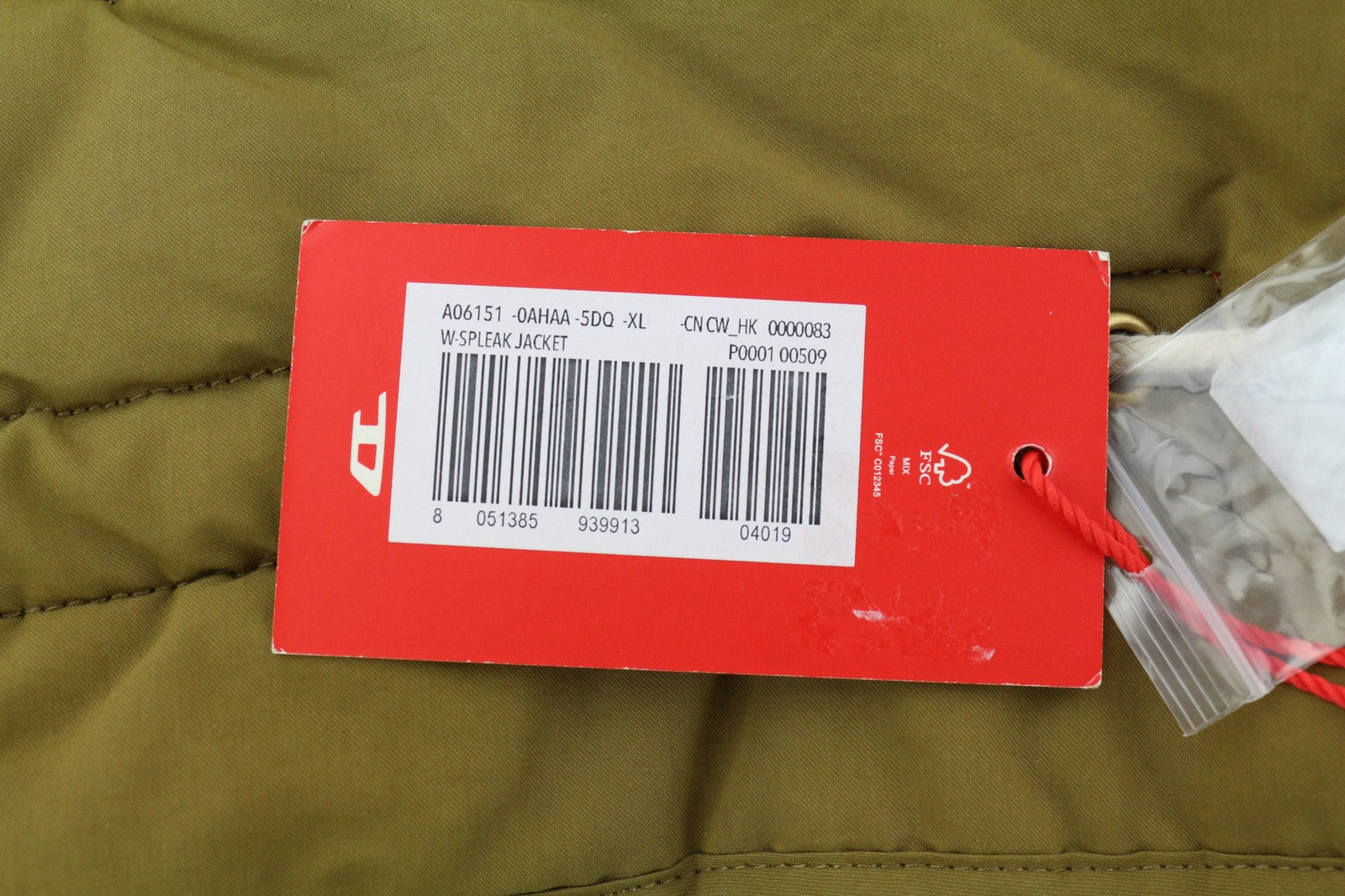 DIESEL W-Spleak Mens Jacket XL Brown Patterned Insulated Lined Full Zip RRP€350