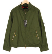 DIESEL J-Harry Mens Jacket XL Green Band Neck Pockets Plaid Lined RRP€350