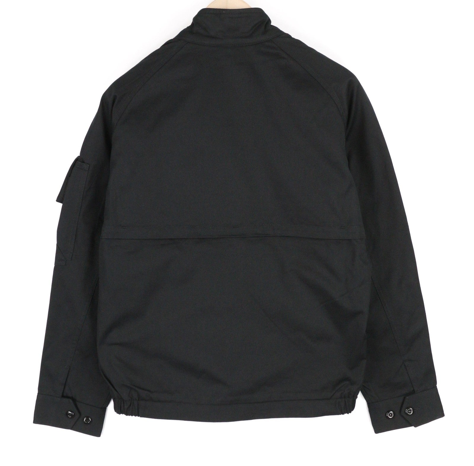 DIESEL J-Harry Men Jacket M Black Band Neck Pockets Plaid Lined RRP€350