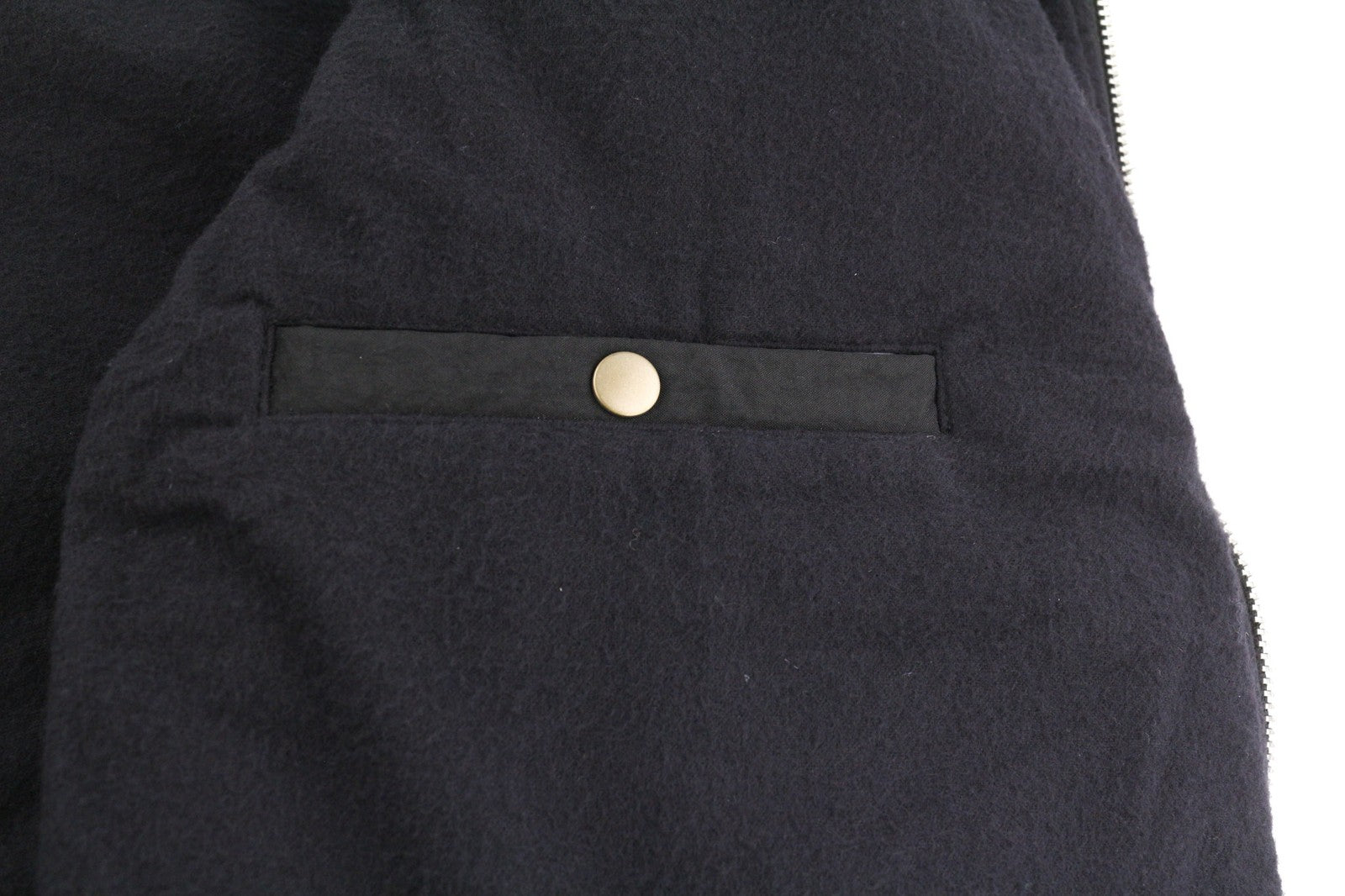 DIESEL J-Tech Mens Jacket XL Black Leather Coated Insulated Pockets RRP€325