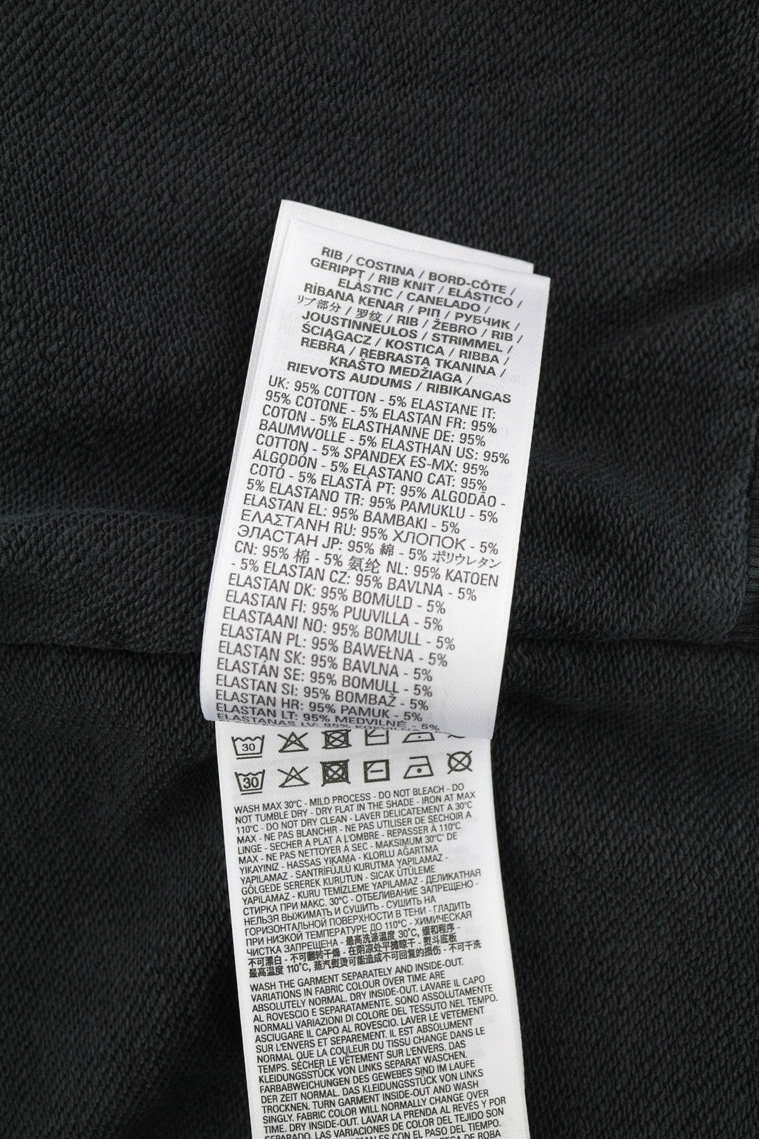 DIESEL J-Vester Mens Jacket XL Black Hooded Insulated Lined Pockets RRP€250