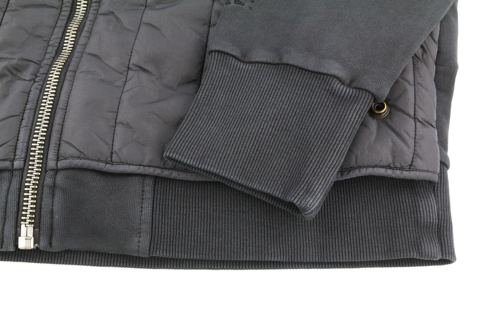 DIESEL J-Vester Mens Jacket XL Black Hooded Insulated Lined Pockets RRP€250