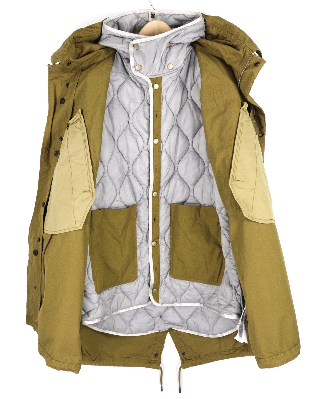 DIESEL W-Miles Mens Jacket M Parka Removable Lining Hooded Insulated RRP€475