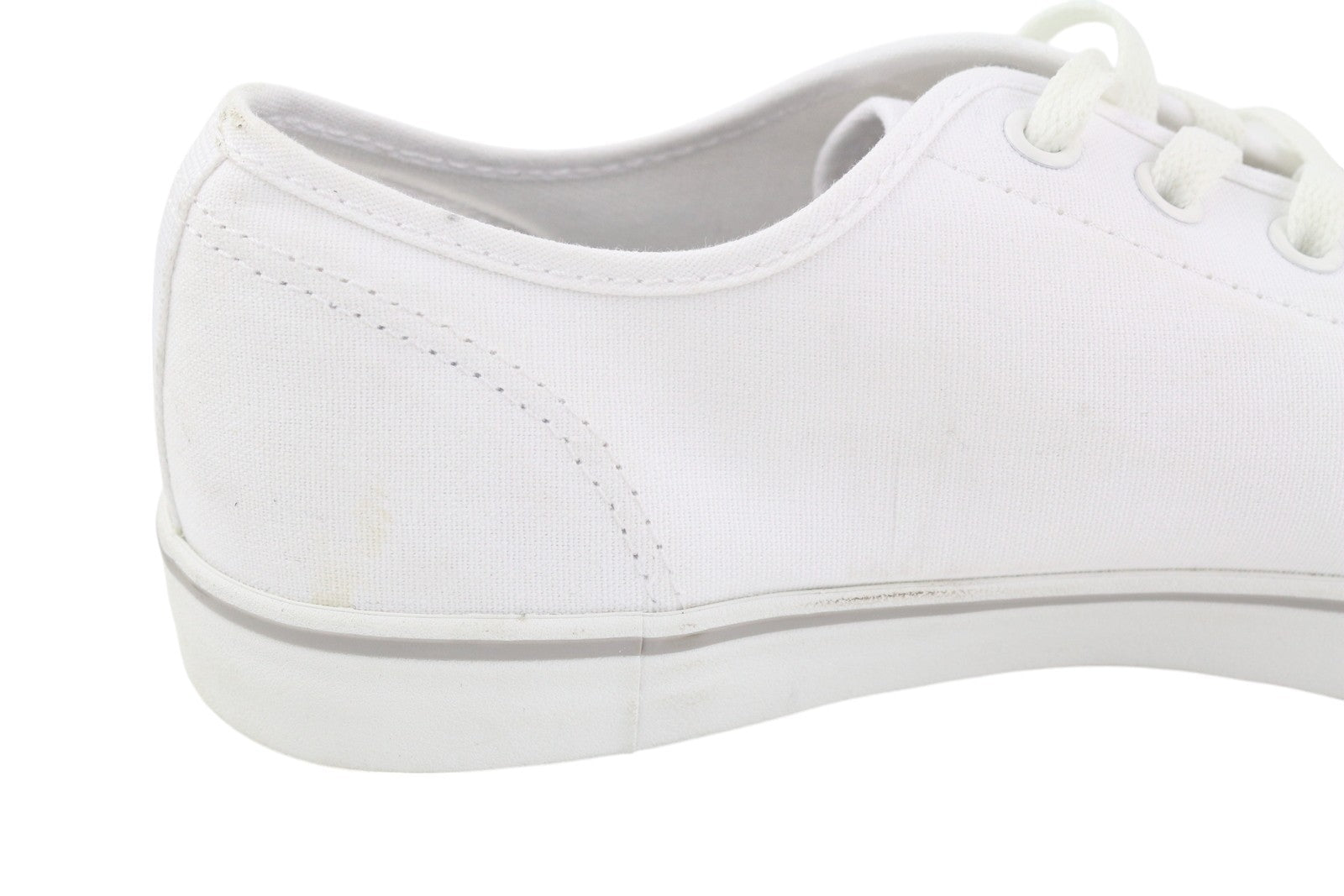 TIMBERLAND A2688 Men Sneakers EU41 White Textile Low Top Lace Up Logo Trainers