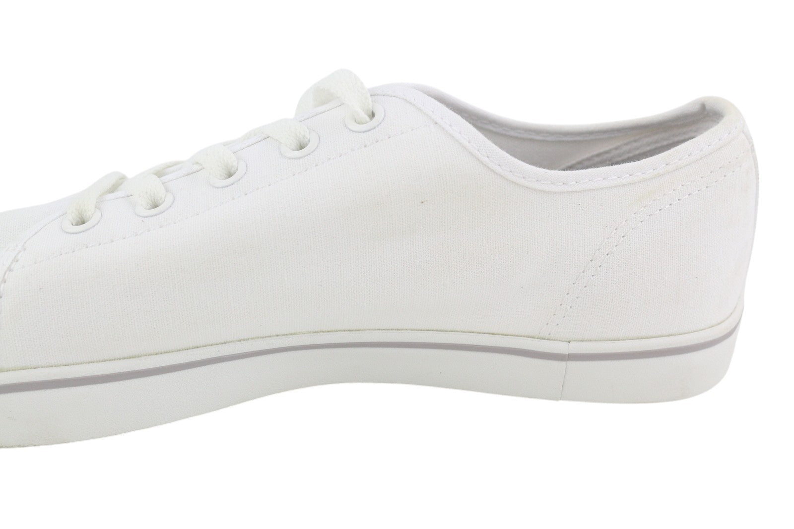 TIMBERLAND A2688 Men Sneakers EU41 White Textile Low Top Lace Up Logo Trainers