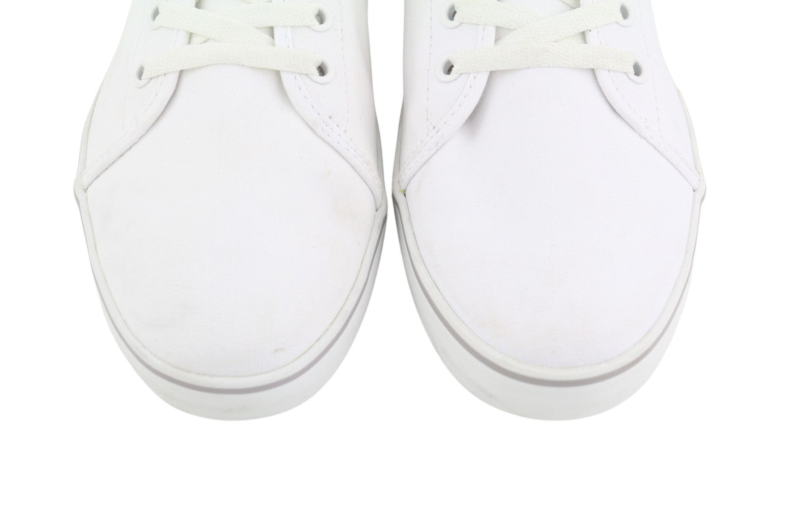 TIMBERLAND A2688 Men Sneakers EU41 White Textile Low Top Lace Up Logo Trainers