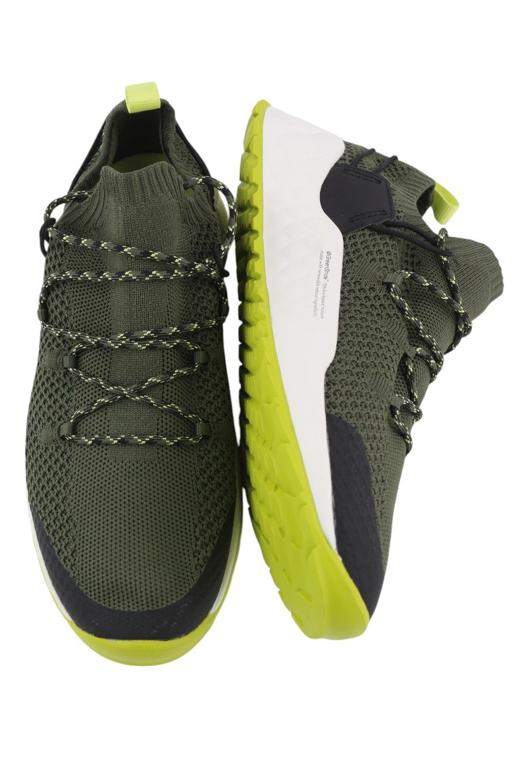 TIMBERLAND A2DEH Men Sneakers EU42 Khaki Green Defender Trainers Green Stride