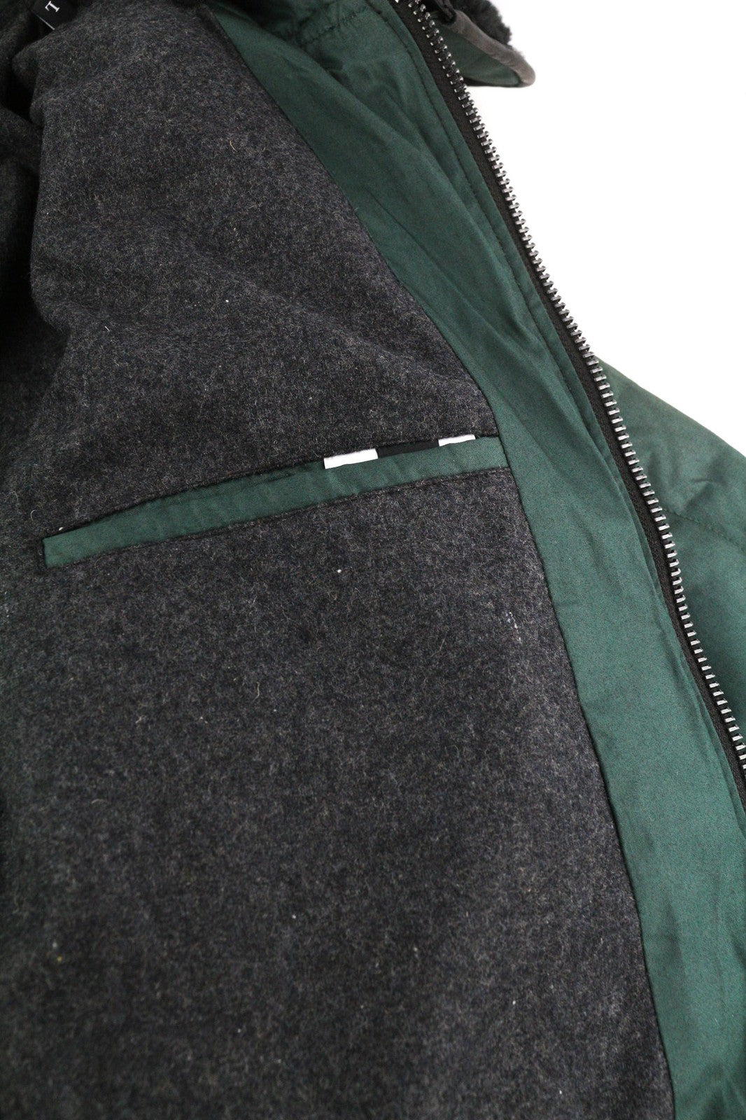 DIESEL W-Petrit Mens Jacket L Oversized Insulated Removable Faux Fur RRP390