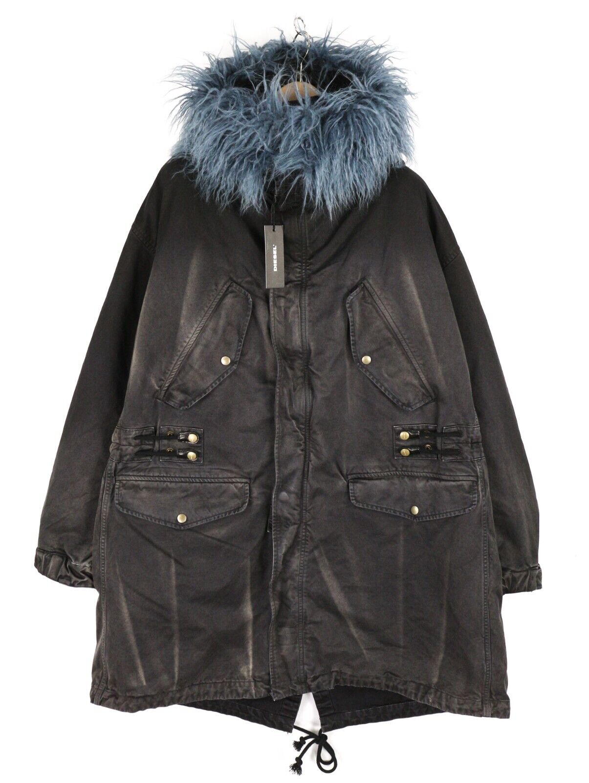 DIESEL W-Willes-NW Mens Jacket L Oversized Removable Lining Parka RRP€750