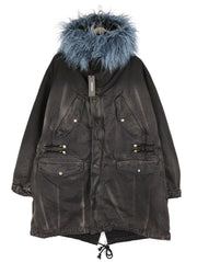 DIESEL W-Willes-NW Mens Jacket L Oversized Removable Lining Parka RRP€750