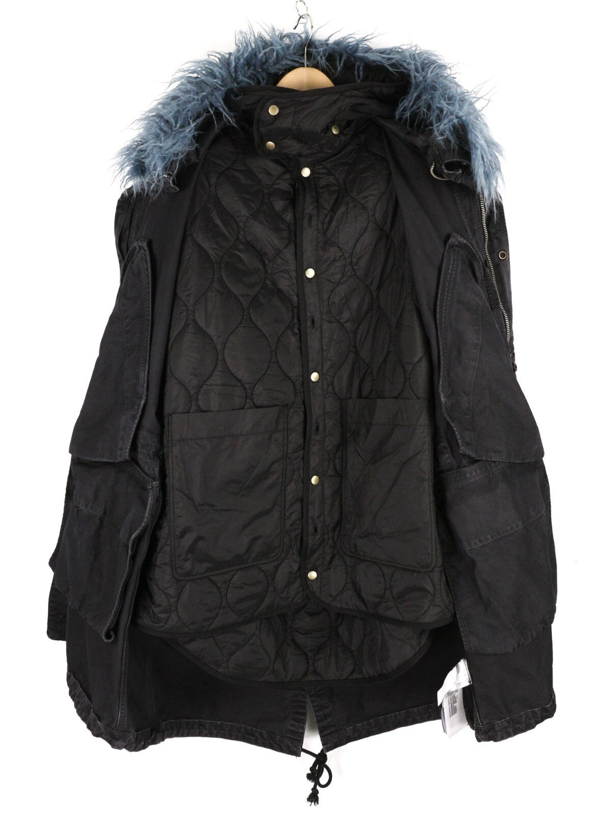 DIESEL W-Willes-NW Mens Jacket L Oversized Removable Lining Parka RRP€750