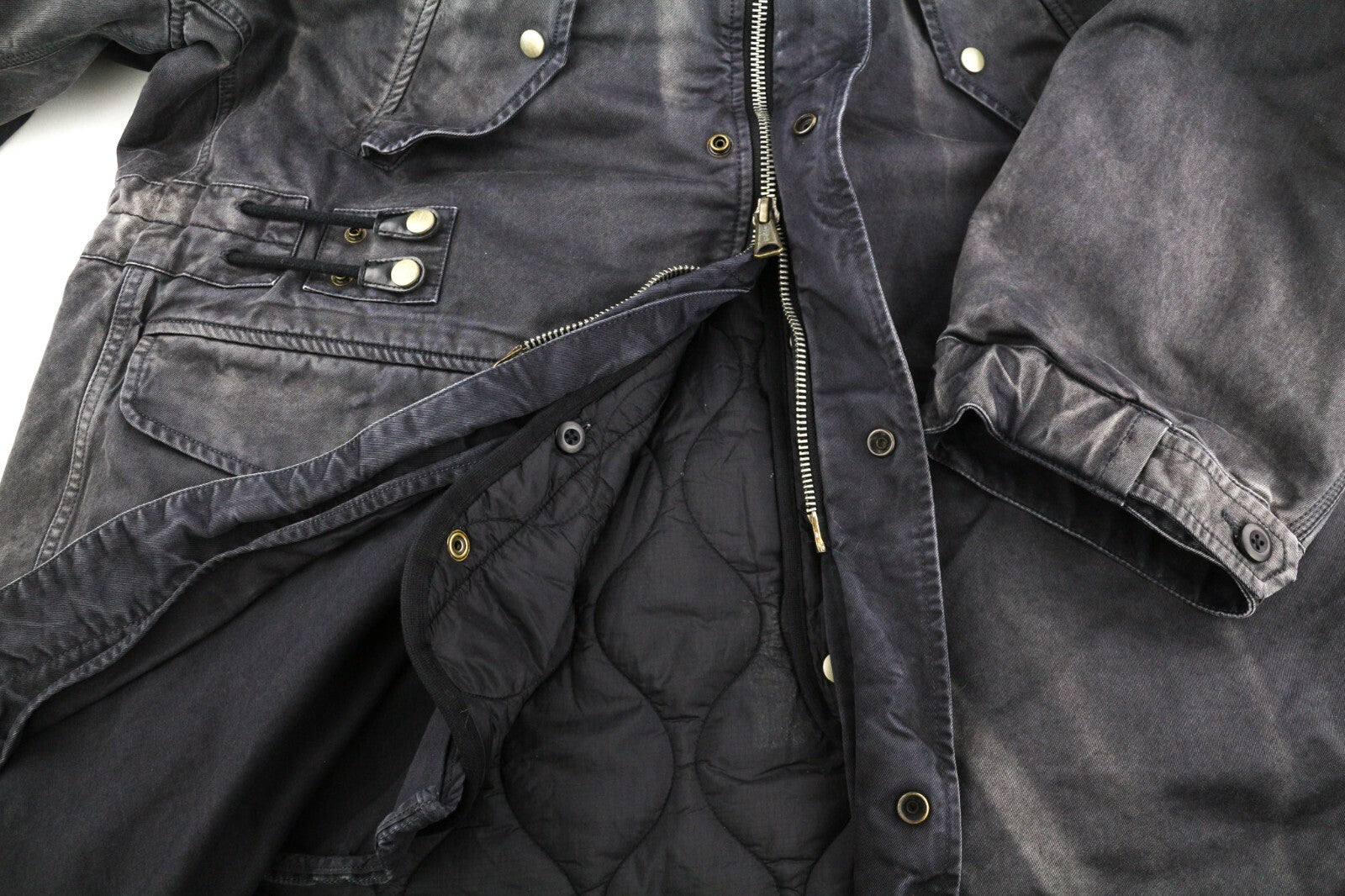 DIESEL W-Willes-NW Mens Jacket L Oversized Removable Lining Parka RRP€750