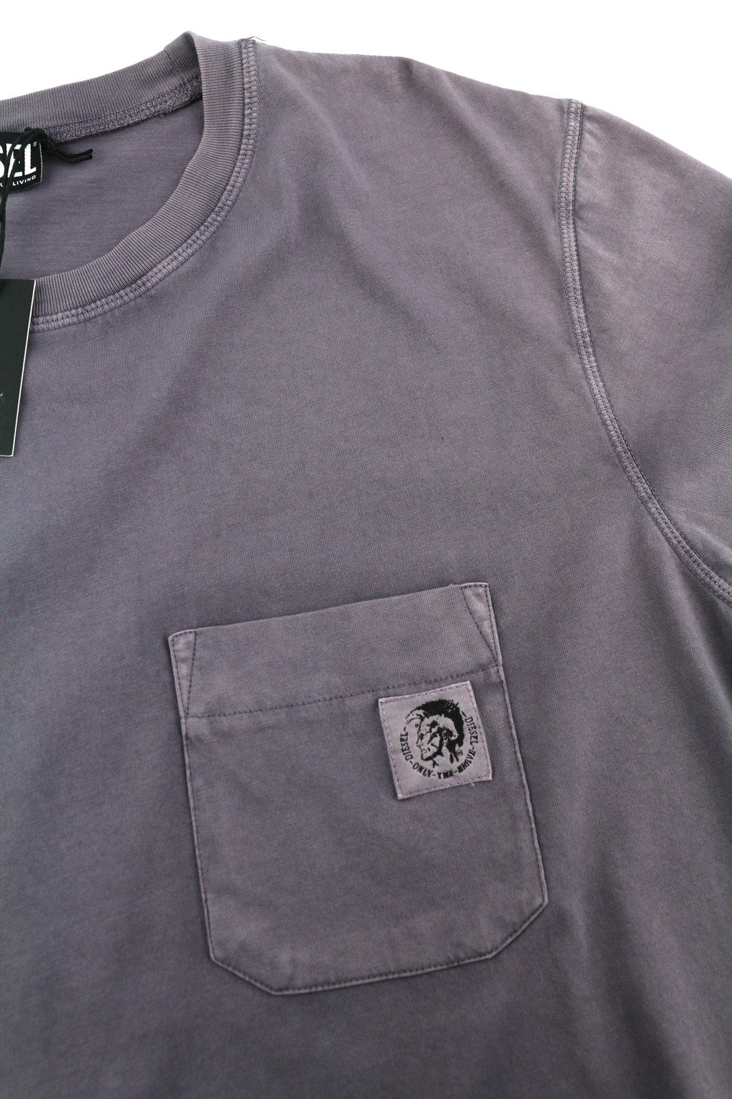 DIESEL T-Worky-Mohi-B1 Mens T-Shirt L Short Sleeve Crew Neck Tricot  RRP€90