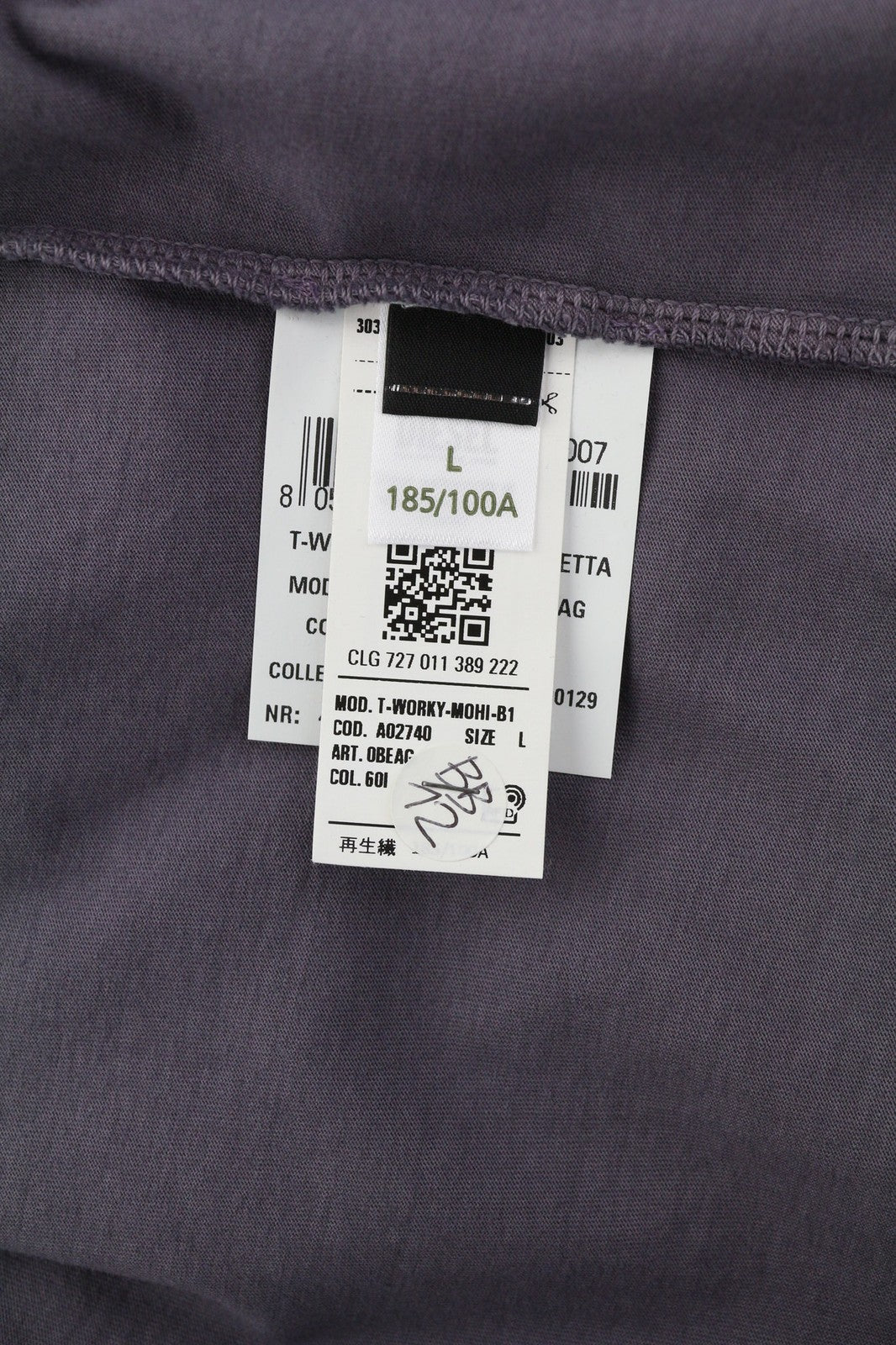 DIESEL T-Worky-Mohi-B1 Mens T-Shirt L Short Sleeve Crew Neck Tricot  RRP€90