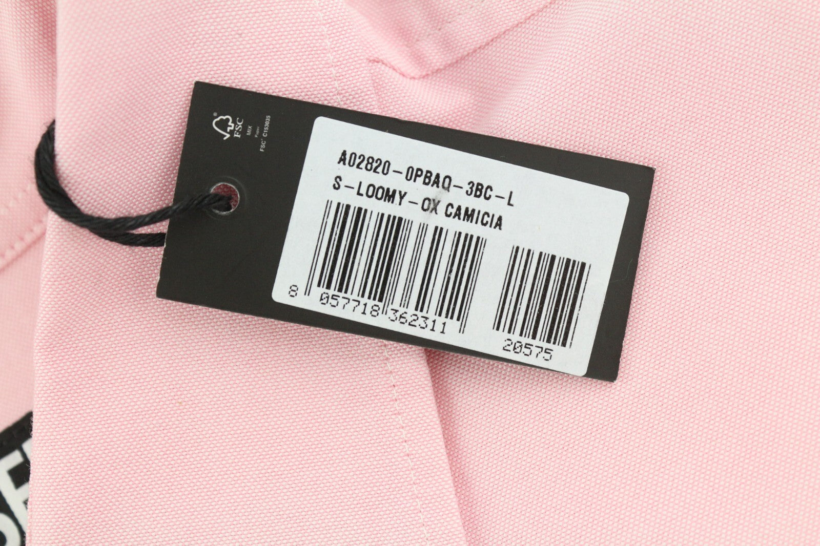 DIESEL S-Loomy-OX Mens Shirt L RRP€150 Button Up Spread Neck Patch Pocket Pink