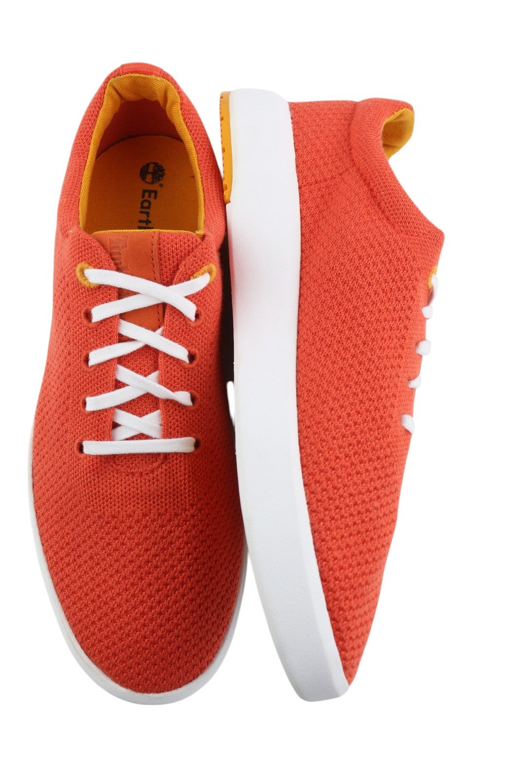 TIMBERLAND A2DH5 Men Sneakers EU42 Orange Textile Low Top Laced Trainers