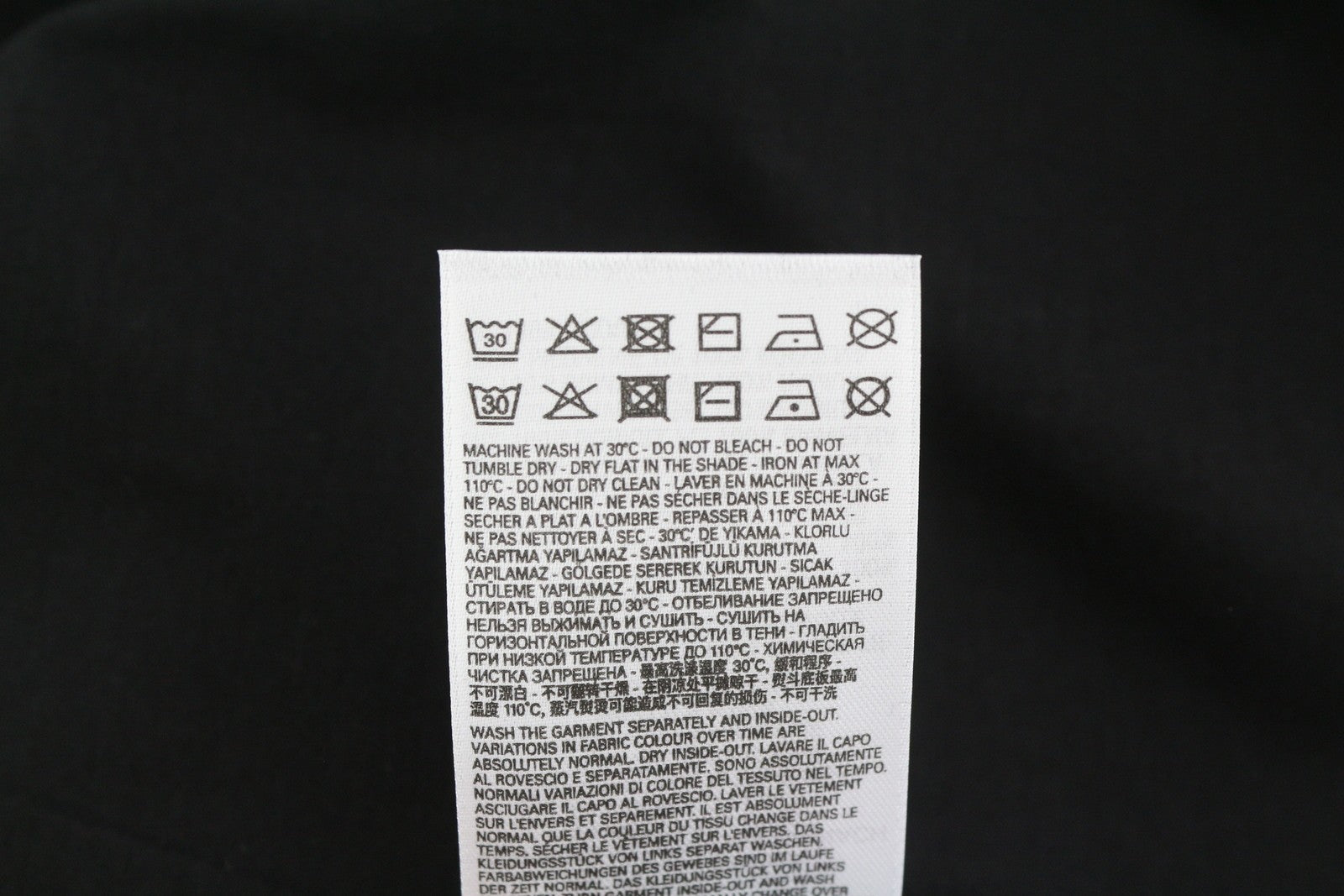 DIESEL T-Just-LS-Slits-B53 Men T-Shirt XL Black Pullover Crew Collar