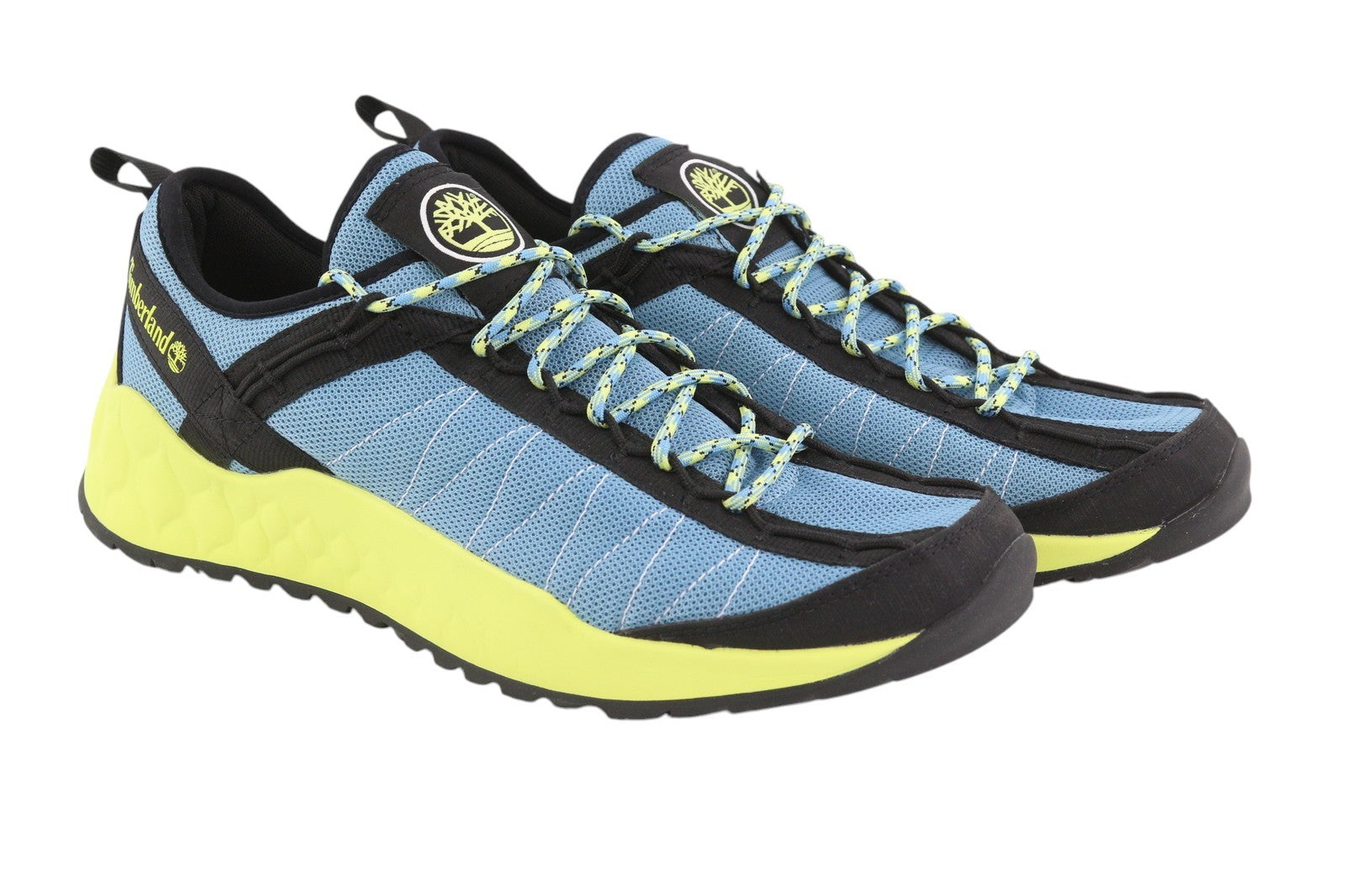 TIMBERLAND A29GY Men Sneakers EU43 Blue Low Top Laced Trainers Green Stride