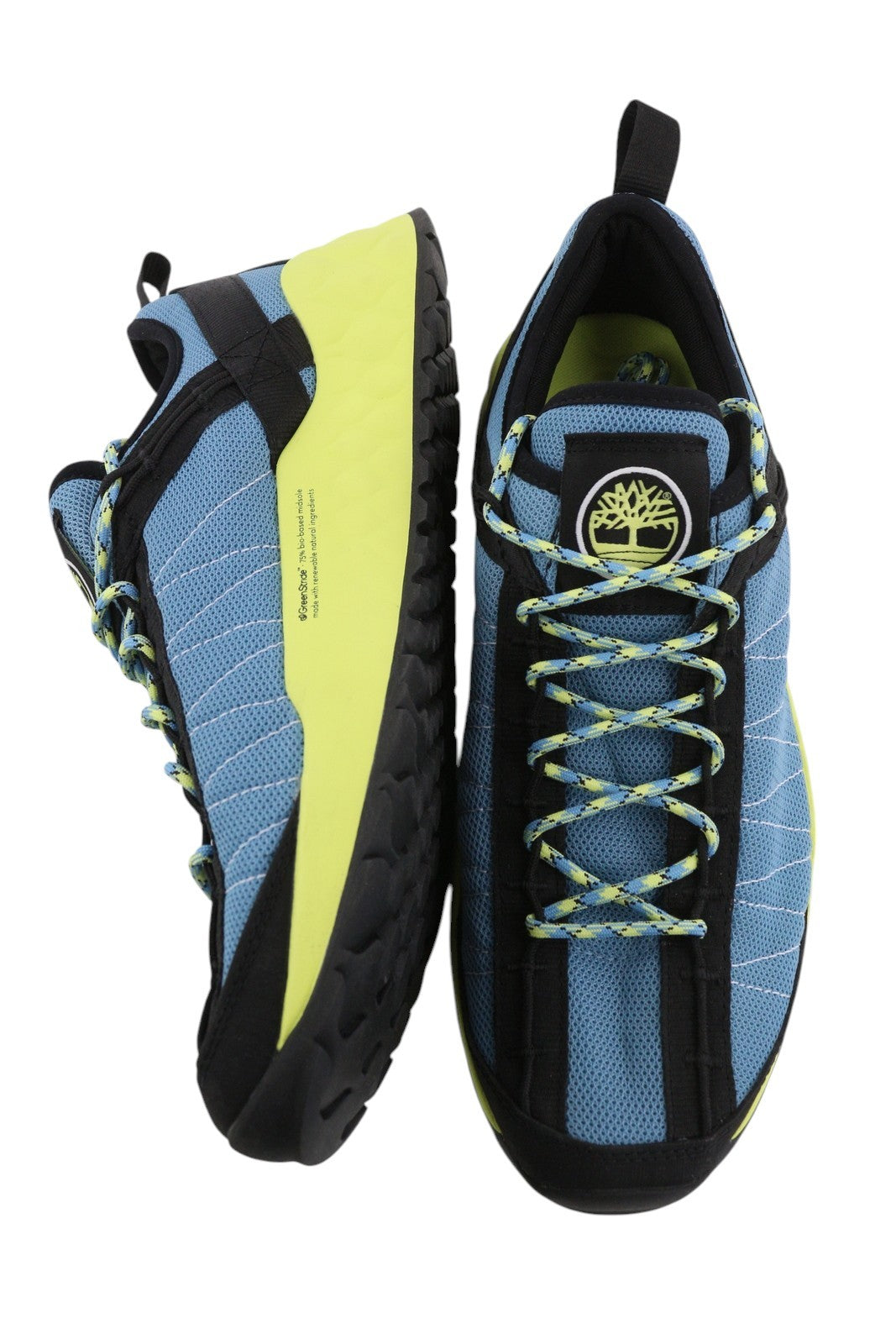 TIMBERLAND A29GY Men Sneakers EU43 Blue Low Top Laced Trainers Green Stride