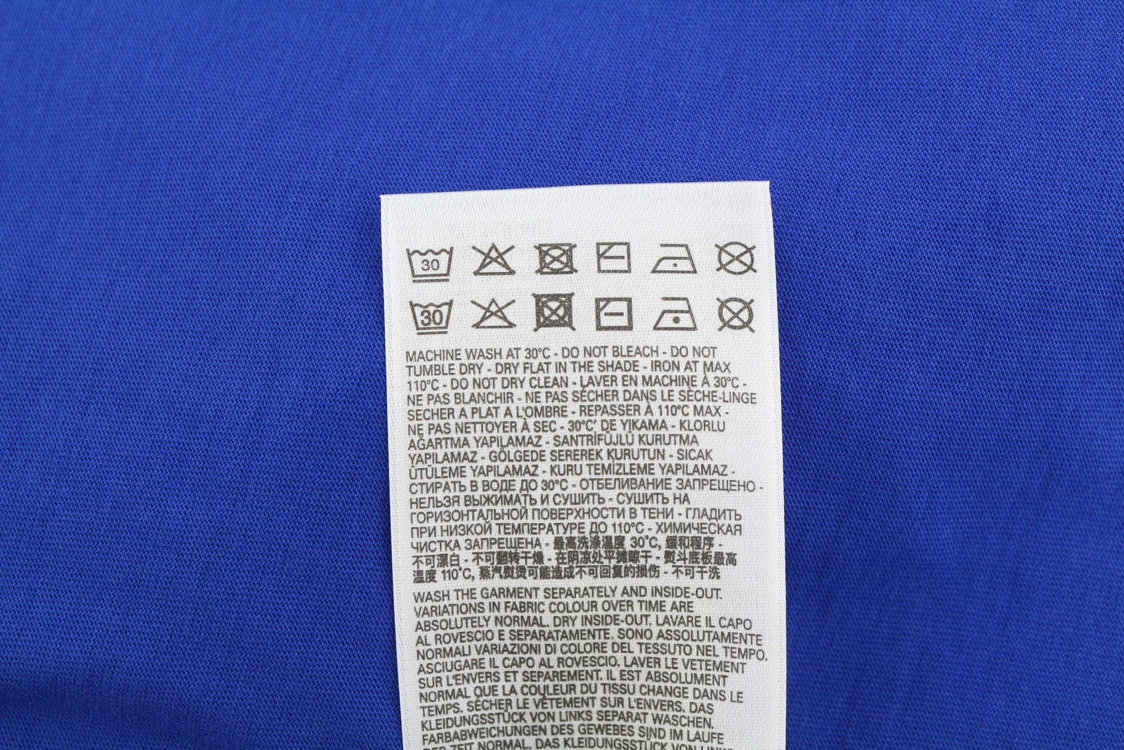 DIESEL T-Diegos-LS-K27 Men T-Shirt XL Mid Blue Pullover Crew Neck