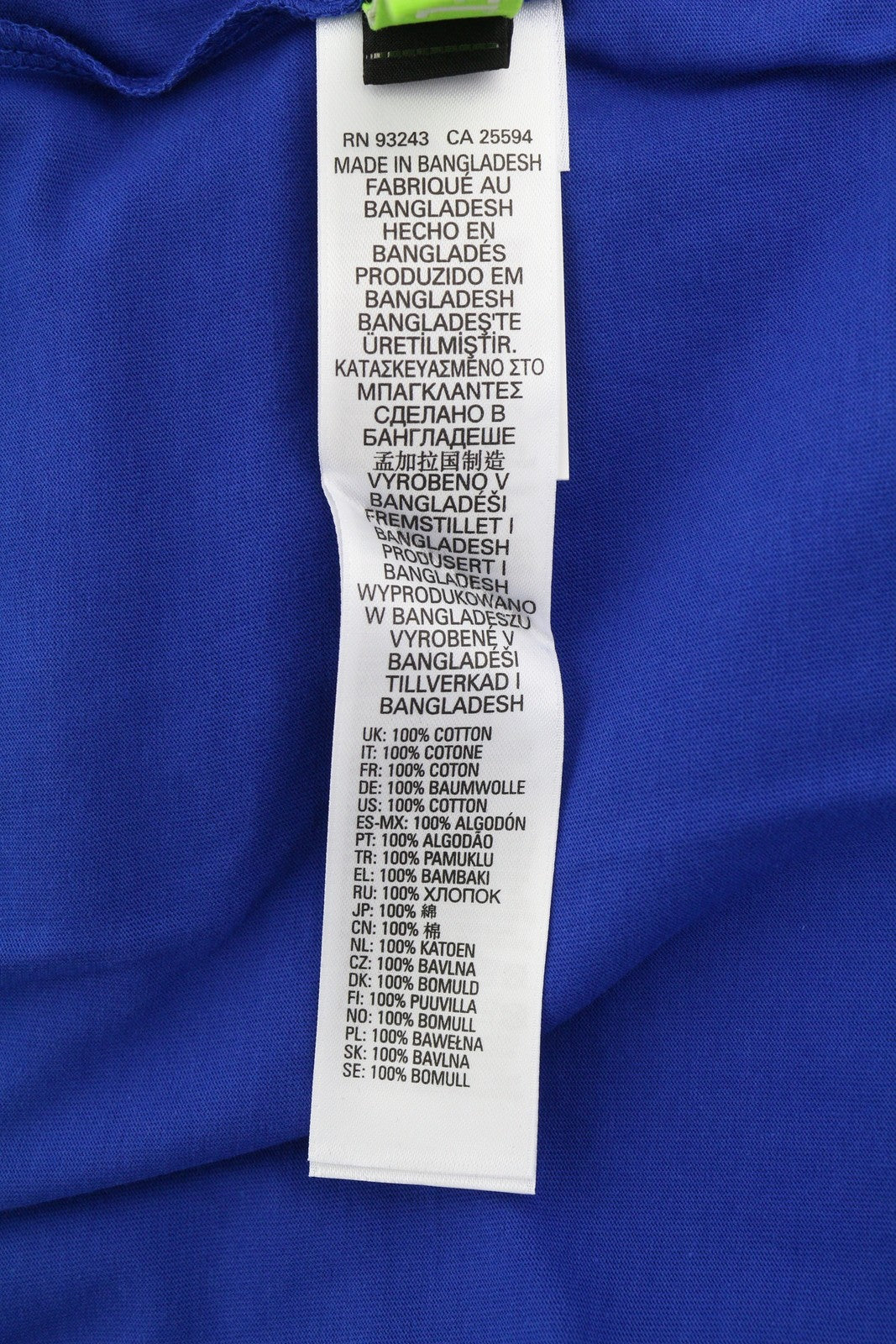 DIESEL T-Diegos-LS-K27 Men T-Shirt L Mid Blue Pullover Crew Neck Long Sleeve