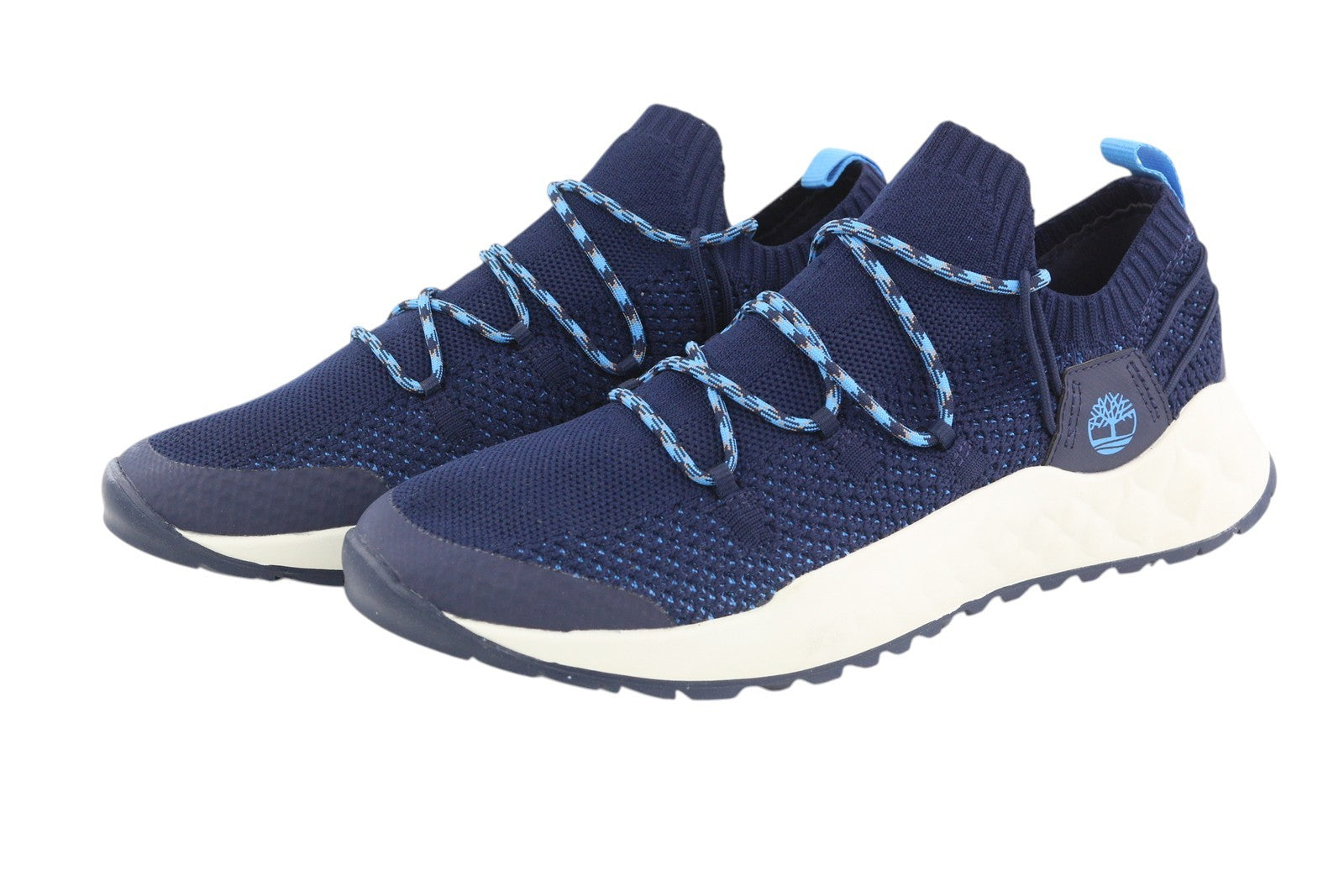 TIMBERLAND A2DBT Men Sneakers EU41.5 Blue Low Almond Toe Trainers Green Stride