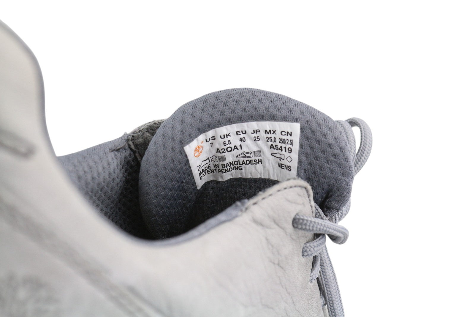 TIMBERLAND A2QA1 Men Sneakers EU40 Grey Leather Low Trainers Green Stride ReBOTL