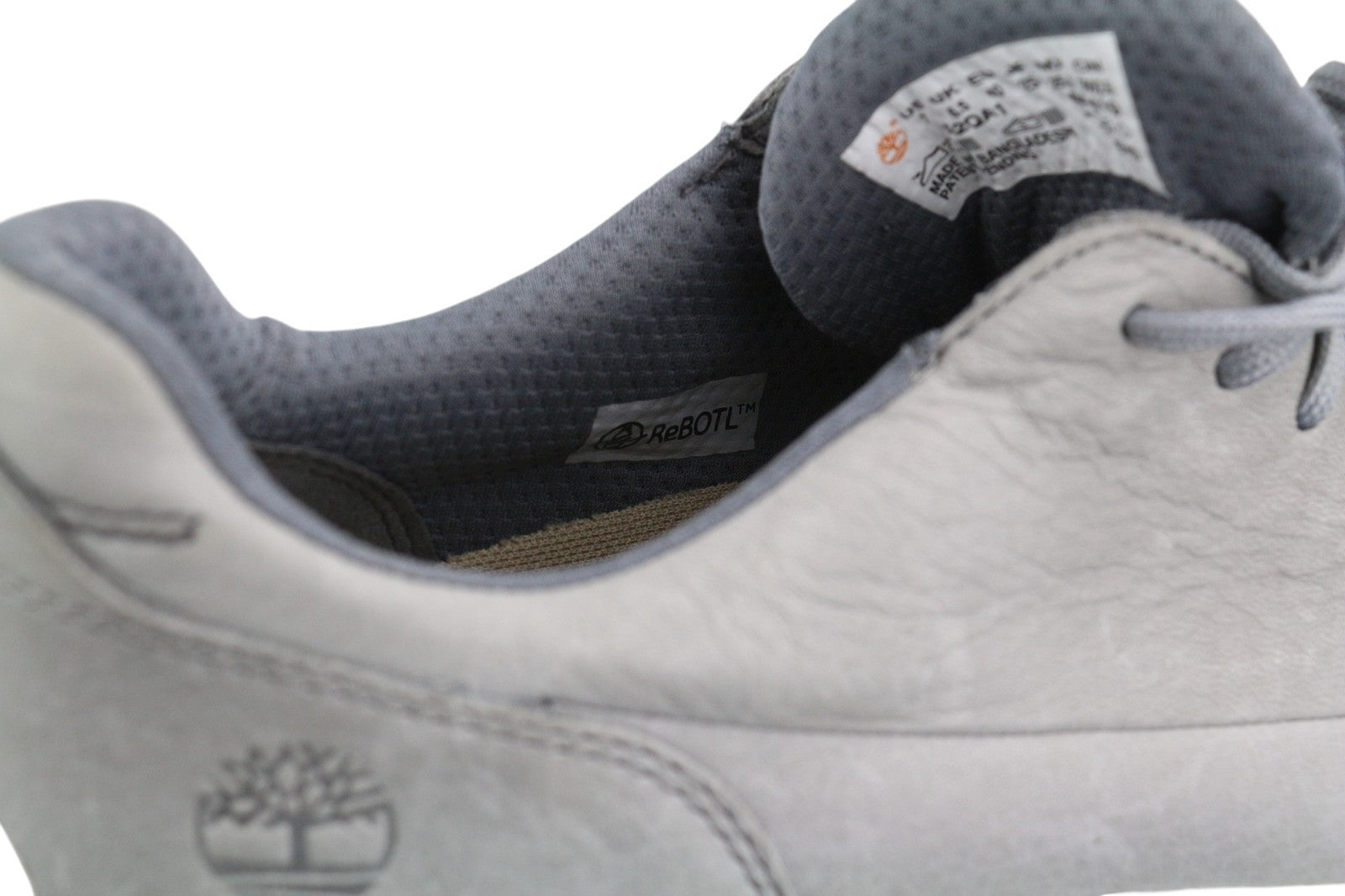 TIMBERLAND A2QA1 Men Sneakers EU40 Grey Leather Low Trainers Green Stride ReBOTL