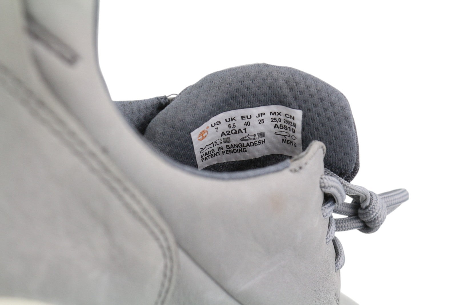 TIMBERLAND A2QA1 Men Sneakers EU40 Grey Leather Low Trainers Green Stride ReBOTL