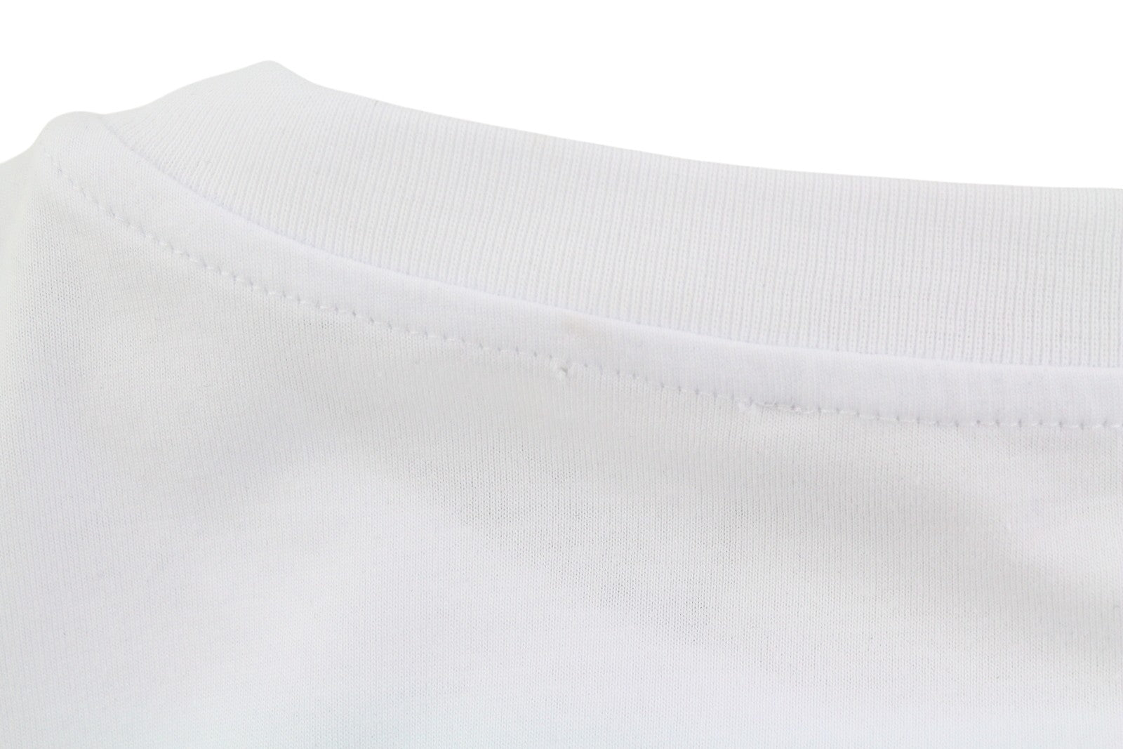 DIESEL T-Just-LS-Slits-B53 Mens T-Shirt L White Pullover Crew Collar