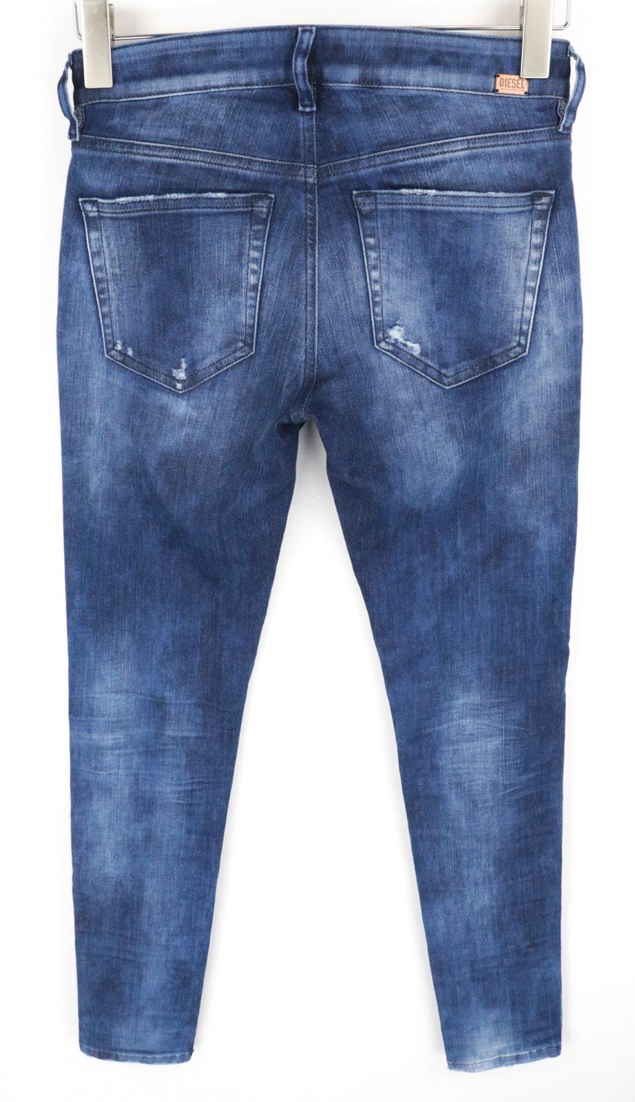 DIESEL Slandy 0090Q Women's W27/L30 Skinny Jeans Super Slim Aged Distressed