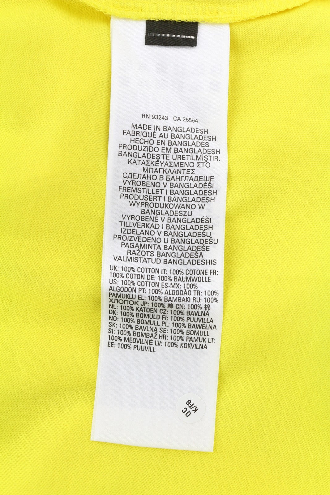 DIESEL T-Diegor-Div Mens T-Shirt M Yellow Short Sleeve Crew Collar  Tricot