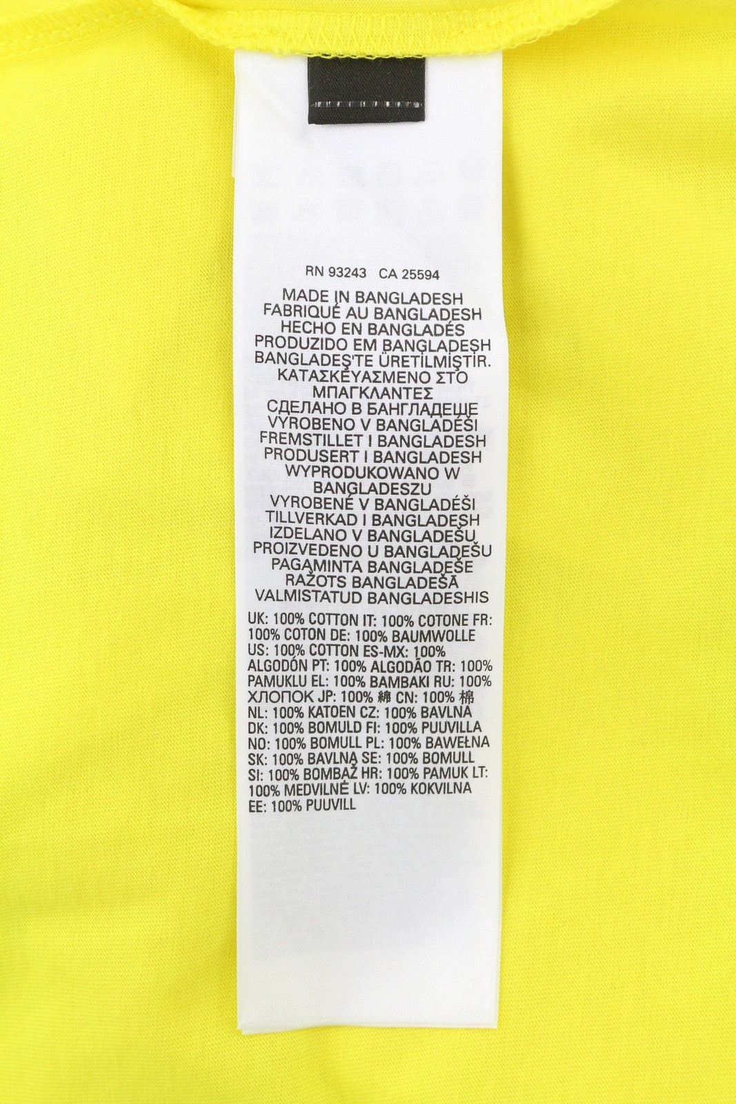 DIESEL T-Diegor-Div Mens T-Shirt M Yellow Short Sleeve Crew Collar  Tricot