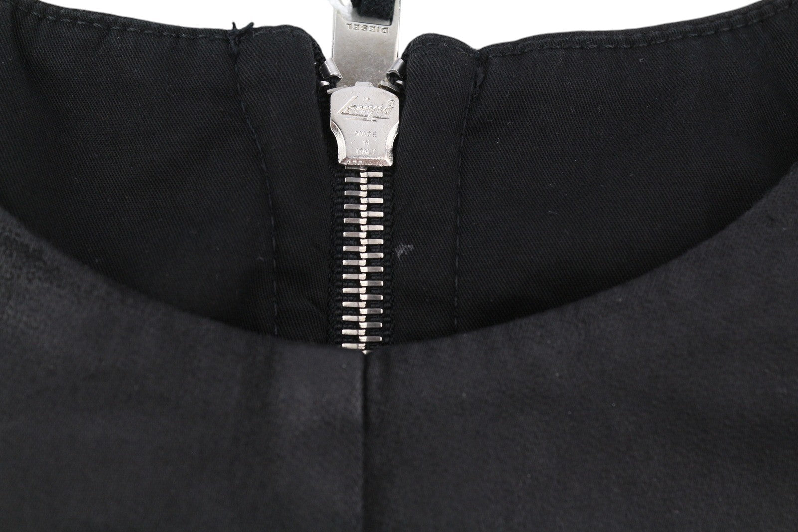 DIESEL D-Floor-SP-NE Womens Classic M Sleeveless Zip Coated Mini RRP€325